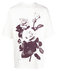 Oamc Floral Crew Neck T Shirt