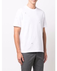 Thom Browne Floral Embroidery T Shirt