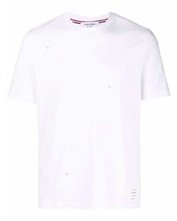 Thom Browne Floral Embroidery T Shirt