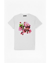 French Connection Floral Fcuk You T Shirt