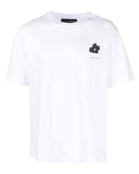 Lardini Floral Print Cotton T Shirt