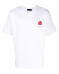 Lardini Floral Print Cotton T Shirt