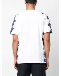 Moncler Floral Print Short Sleeve T Shirt