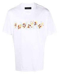 Amiri Floral Print T Shirt