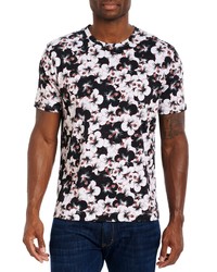 Robert Graham Hibiscus Floral Print T Shirt