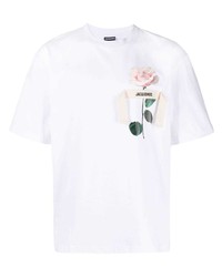 Jacquemus Le Rose Cotton T Shirt