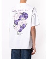 Wooyoungmi Logo Floral Print T Shirt