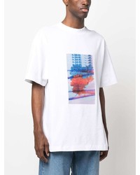 Calvin Klein Jeans Motion Floral Graphic Print T Shirt