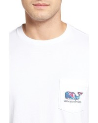 Vineyard Vines Ocean Floral Whale Pocket T Shirt