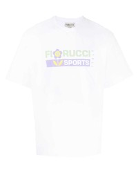 Fiorucci Sports Italy Logo Print T Shirt
