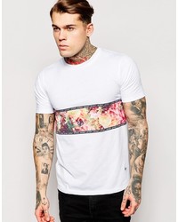 Hype T Shirt With Floral Panel