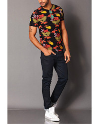 Forever 21 Tropical Print Tee