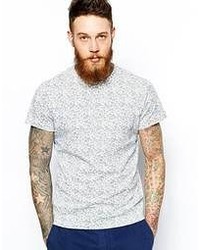 Universal Works T Shirt In Floral Print White