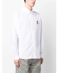 Kenzo Boke Flower Embroidered Button Down Shirt
