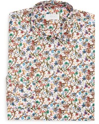 Eton Of Sweden Large Multi Floral Slim Fit Dress Shirt