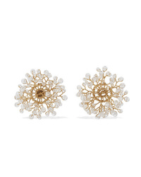 14 / Quatorze Dewdrop Gold Plated Crystal Earrings