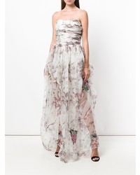 Ermanno Scervino Long Strapless Gown