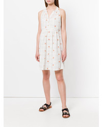 Vanessa Bruno Floral Embroidery Dress