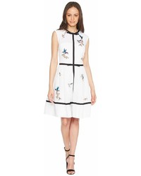 Ted Baker Iina Bow Detail Embroidered Dress Dress