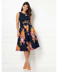 New York & Co. New York Company Eva Des Collection Petite Felicity Fit And Flare Dress
