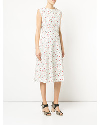 Marni Printed Fit And Flare Dress