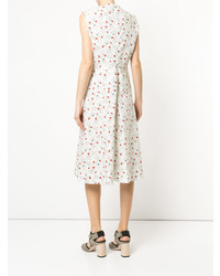 Marni Printed Fit And Flare Dress