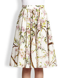 Dolce & Gabbana Full Floral Print Skirt