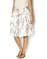 Moon Pink Floral Skirt