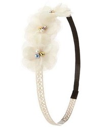 Charlotte Russe Jeweled Flower Crown Head Wrap