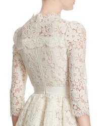 Alexander McQueen Floral Lace Dress