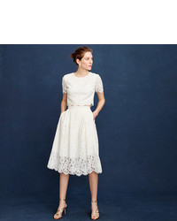 J.Crew Collection Floral Lace Skirt