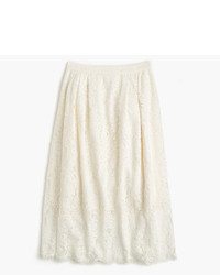 J.Crew Collection Floral Lace Skirt