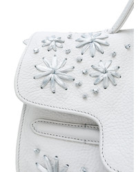 Zanellato Embroidered Flower Shoulder Bag