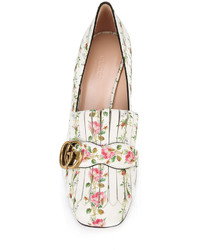 Gucci Floral Marmont Loafers