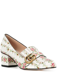 Gucci Floral Marmont Loafers