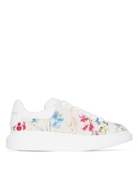 Alexander McQueen Oversized Floral Embroidered Sneakers
