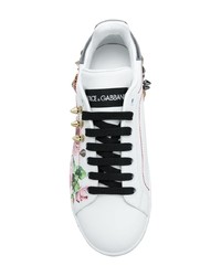 Dolce & Gabbana Printed Low Top Sneakers