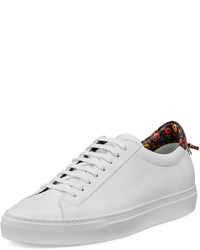 Givenchy Urban Low Top Sneaker Wfloral Contrast White