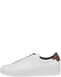 Givenchy Urban Low Top Sneaker Wfloral Contrast White