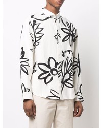 Jacquemus Floral Print Long Sleeve Shirt
