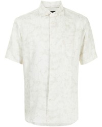 D'urban Floral Print Linen Shirt