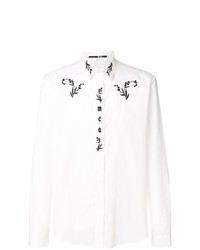 McQ Alexander McQueen Embroidered Detail Shirt