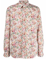 Xacus Floral Print Button Up Shirt