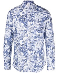 Glanshirt Floral Print Buttoned Shirt