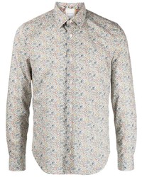 Paul Smith Floral Print Cotton Shirt