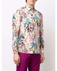 Etro Floral Print Long Sleeve Shirt