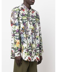 Mauna Kea Floral Print Long Sleeve Shirt