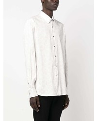 Karl Lagerfeld Floral Print Long Sleeve Shirt