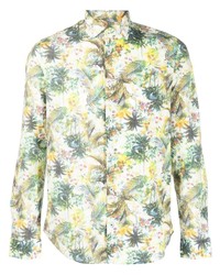 Manuel Ritz Floral Print Long Sleeve Shirt