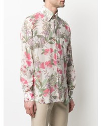 Tom Ford Floral Print Lyocell Shirt
